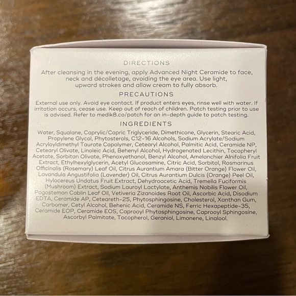 Medik8 Advanced Night Ceramide facial moisturizer - Picture 2 of 3